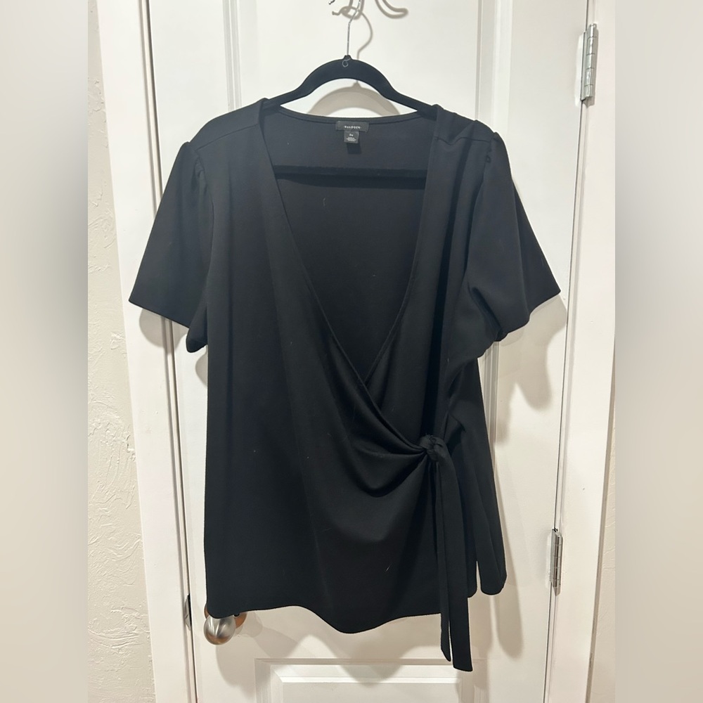 Halogen Black Warp Shirt